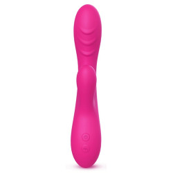 Generique Vibro Rabbit chauffant Spark 22cm Rose